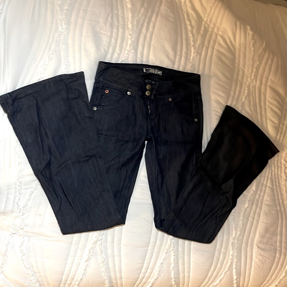 Vintage Hudson low waisted double button jeans